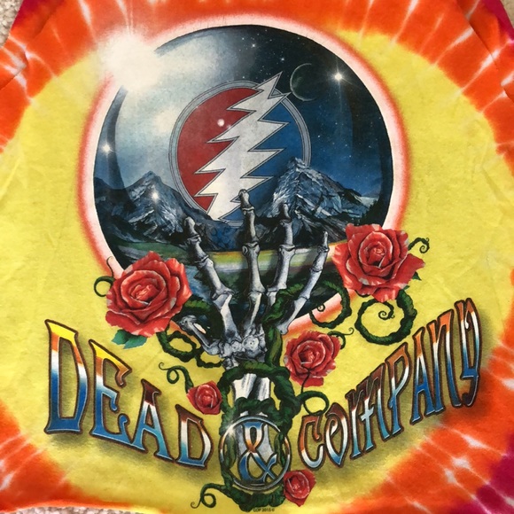 Grateful Dead Vintage restyled 2015 Concert Tour Tee Shirt - Picture 2 of 6